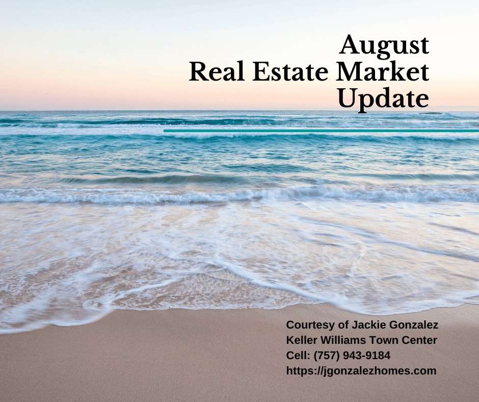 August Real Estate Market Update Virginia Beach Jackie Gonzalez