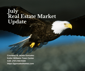 July Real Estate Market Update Virginia Beach Jackie Gonzalez